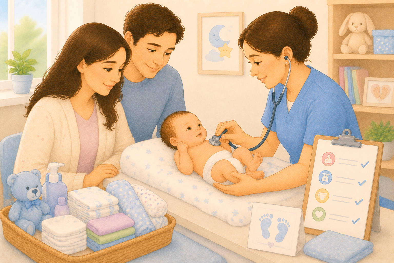 ¿Qué incluye el cuidado del recién nacido?